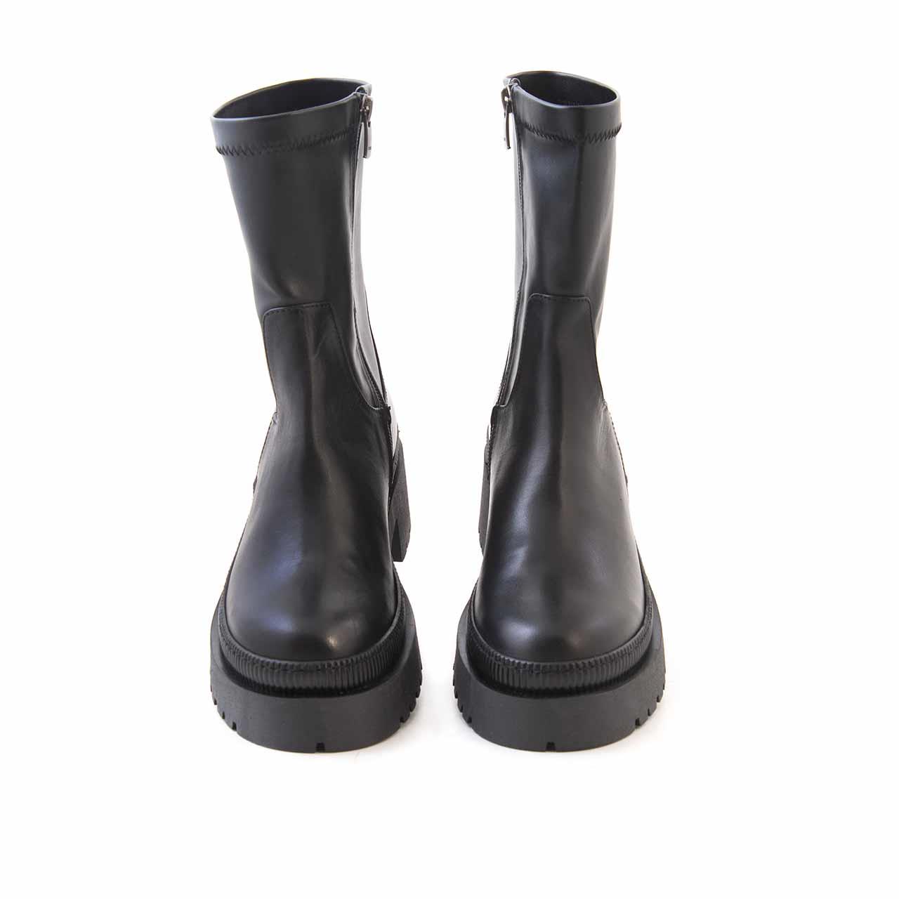 Rouge Kadın Hakiki Deri Eva Taban Siyah Günlük Bot