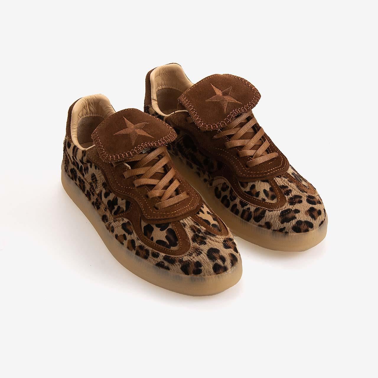 Rouge Kadın Leopar Desen Spor & Sneaker Ayakkabı 6633T
