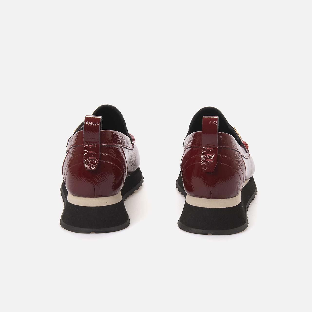 Rouge Kadın Hakiki Deri Bordo Loafer Konforlu Ayakkabı