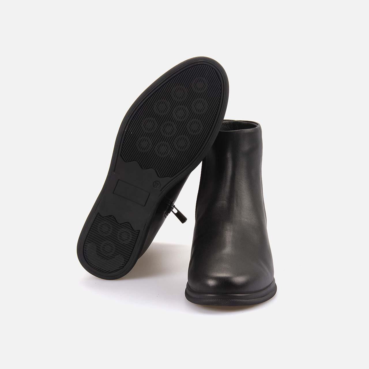 Rouge Kadın Hakiki Deri Siyah Günlük Bot