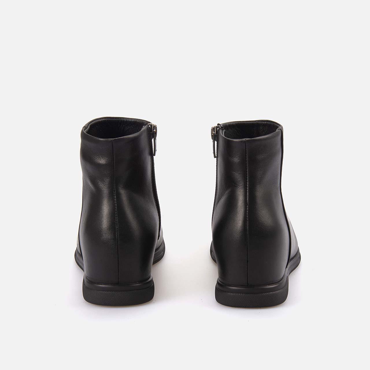 Rouge Kadın Hakiki Deri Siyah Günlük Bot