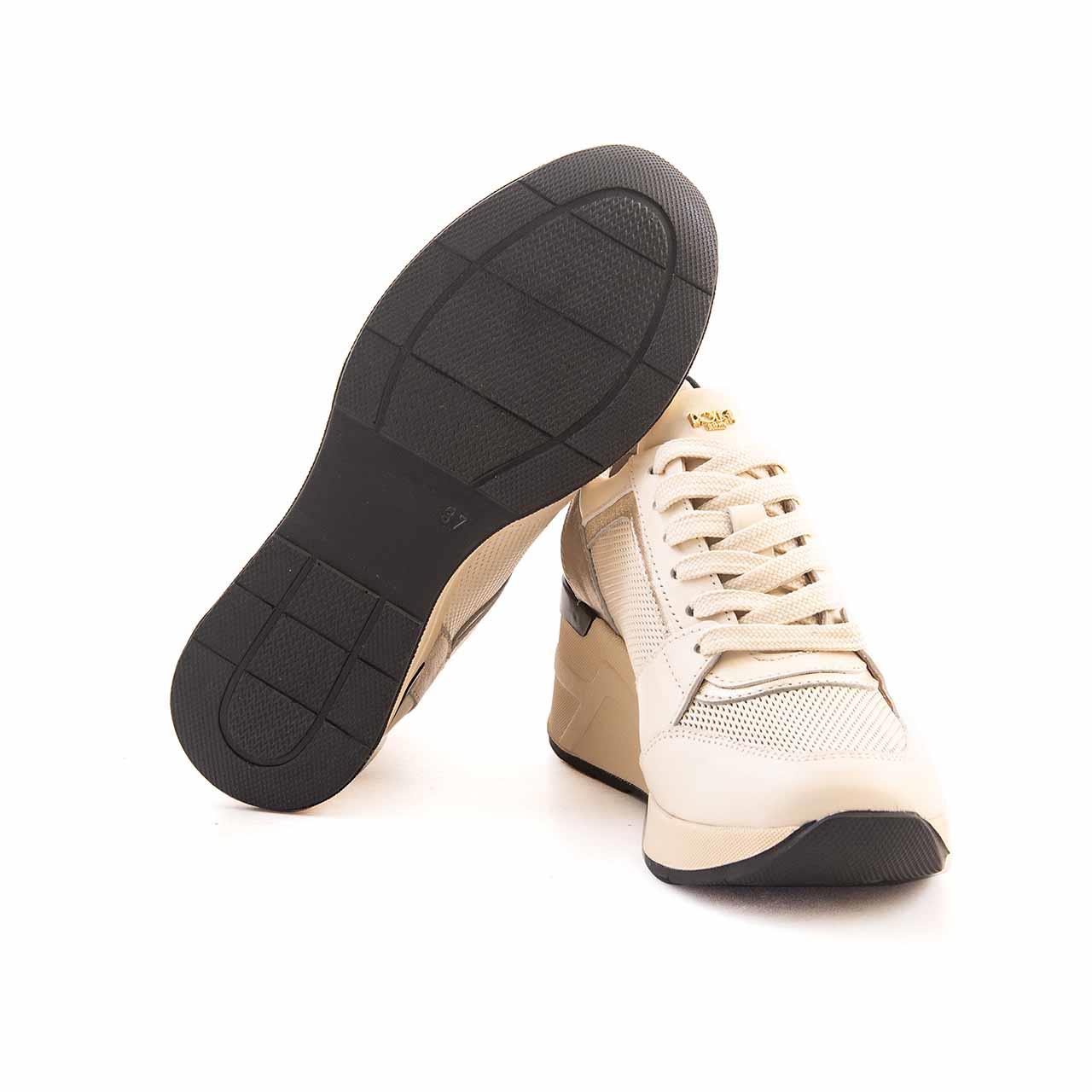 Rouge Kadın Hakiki Deri Poli Taban Bej Spor & Sneaker Ayakkabı