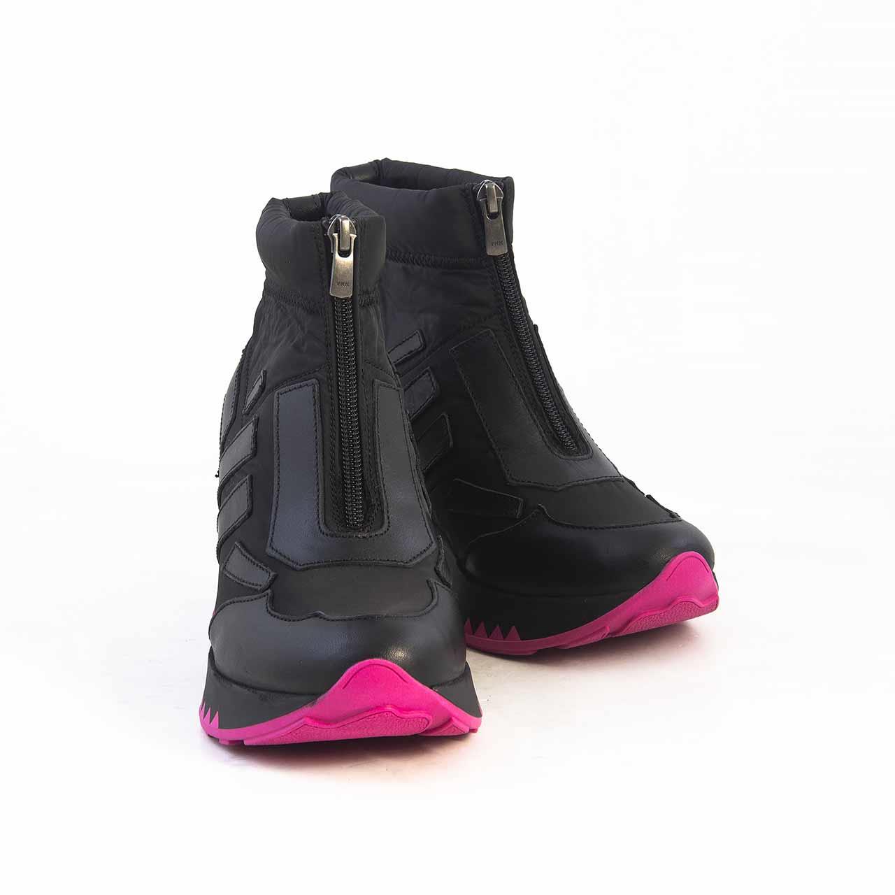 Rouge Kadın Strech Termo Taban Siyah-Pembe Spor & Sneaker Ayakkabı