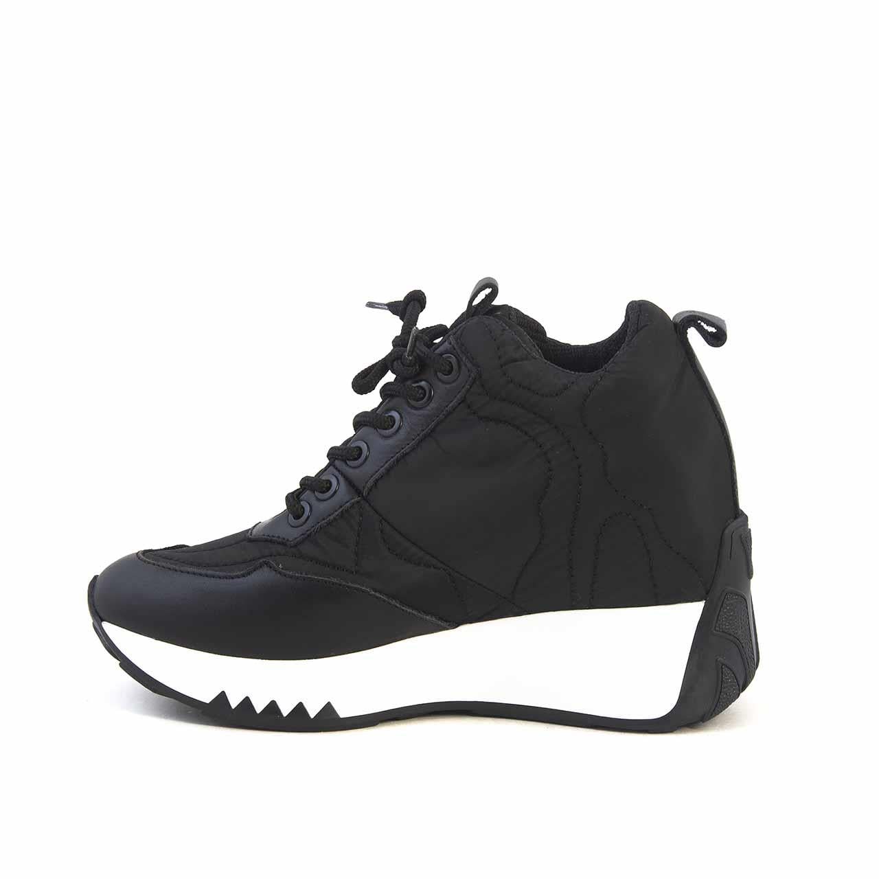 Rouge Kadın Strech Termo Taban Siyah Spor & Sneaker Ayakkabı