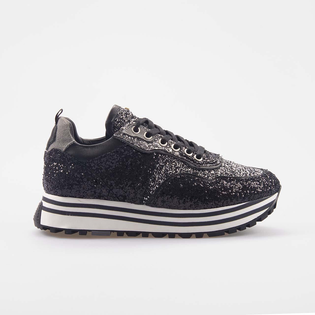 Rouge Kadın Tekstil Poli Taban Siyah Spor & Sneaker Ayakkabı