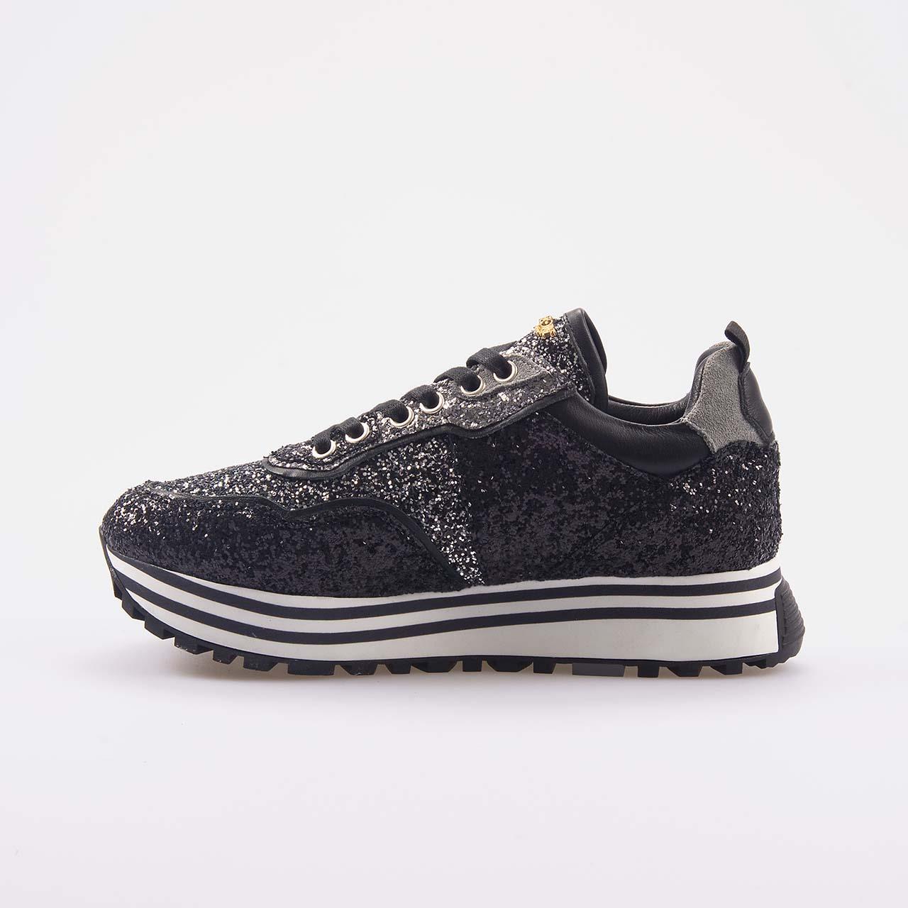 Rouge Kadın Tekstil Poli Taban Siyah Spor & Sneaker Ayakkabı