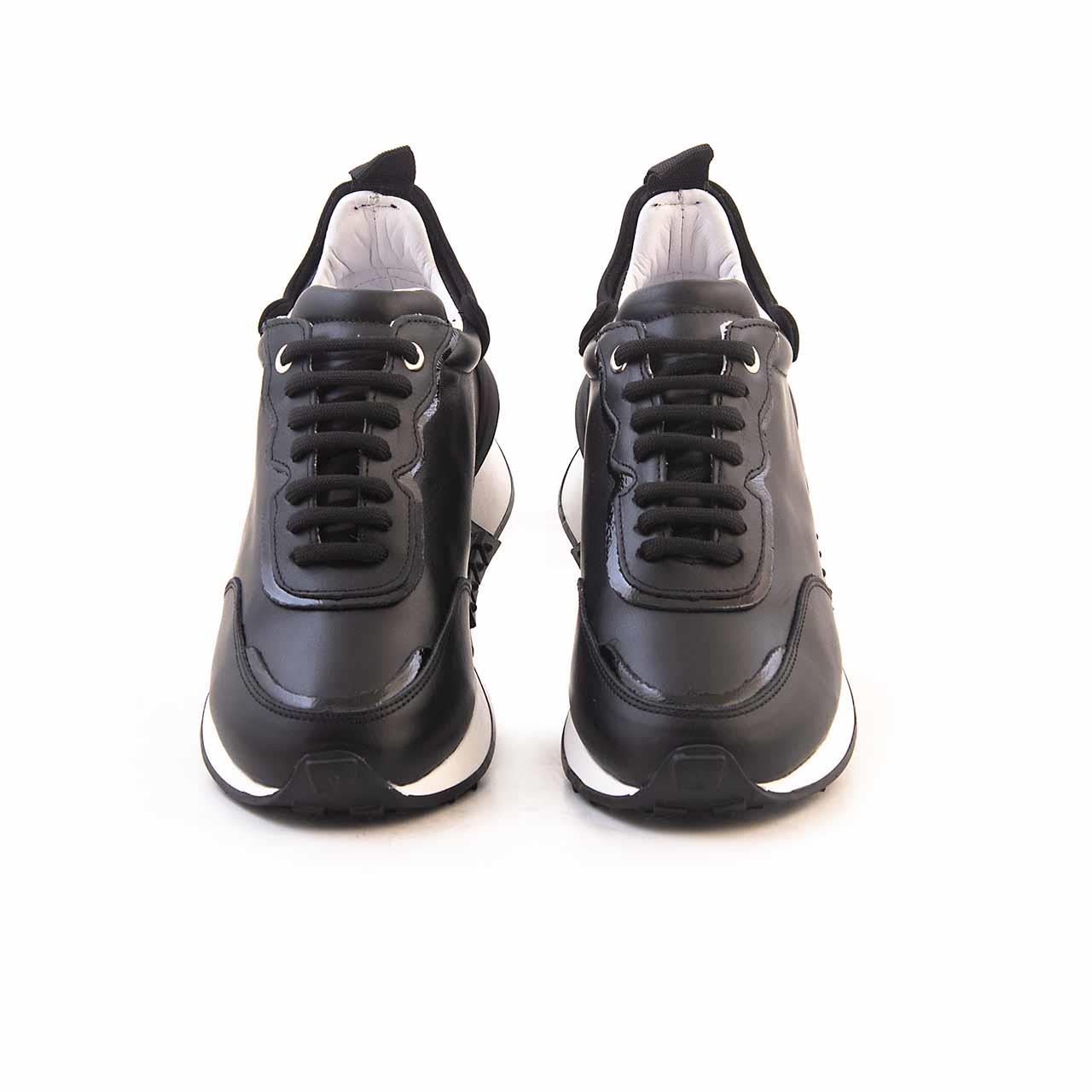 Rouge Kadın Hakiki Deri Termo Taban Siyah Spor & Sneaker Ayakkabı