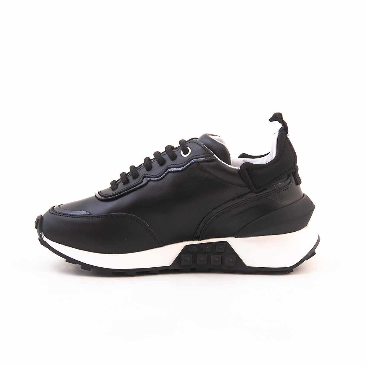 Rouge Kadın Hakiki Deri Termo Taban Siyah Spor & Sneaker Ayakkabı