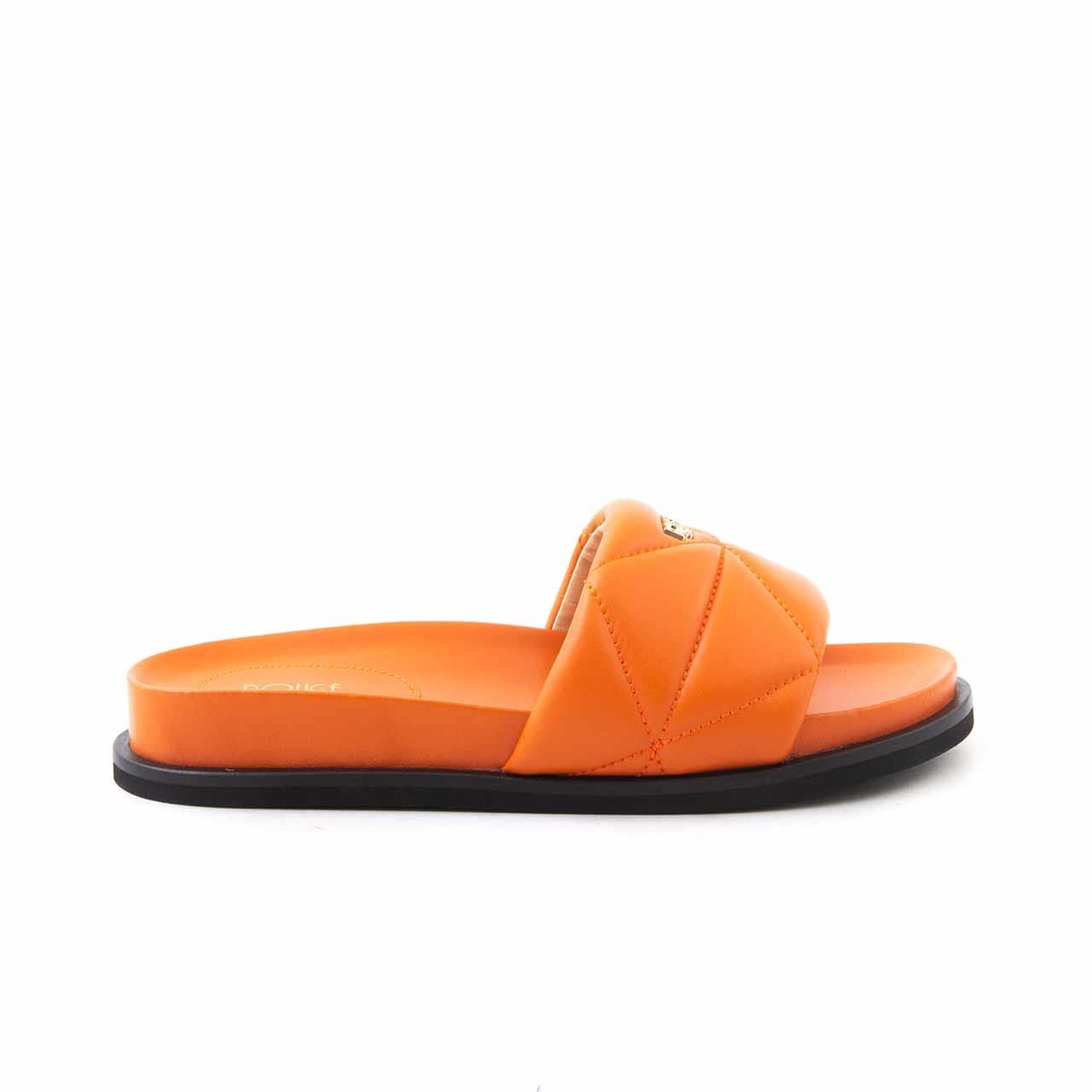Rouge Kadın Hakiki Deri Microlight Taban Orange Terlik Terlik