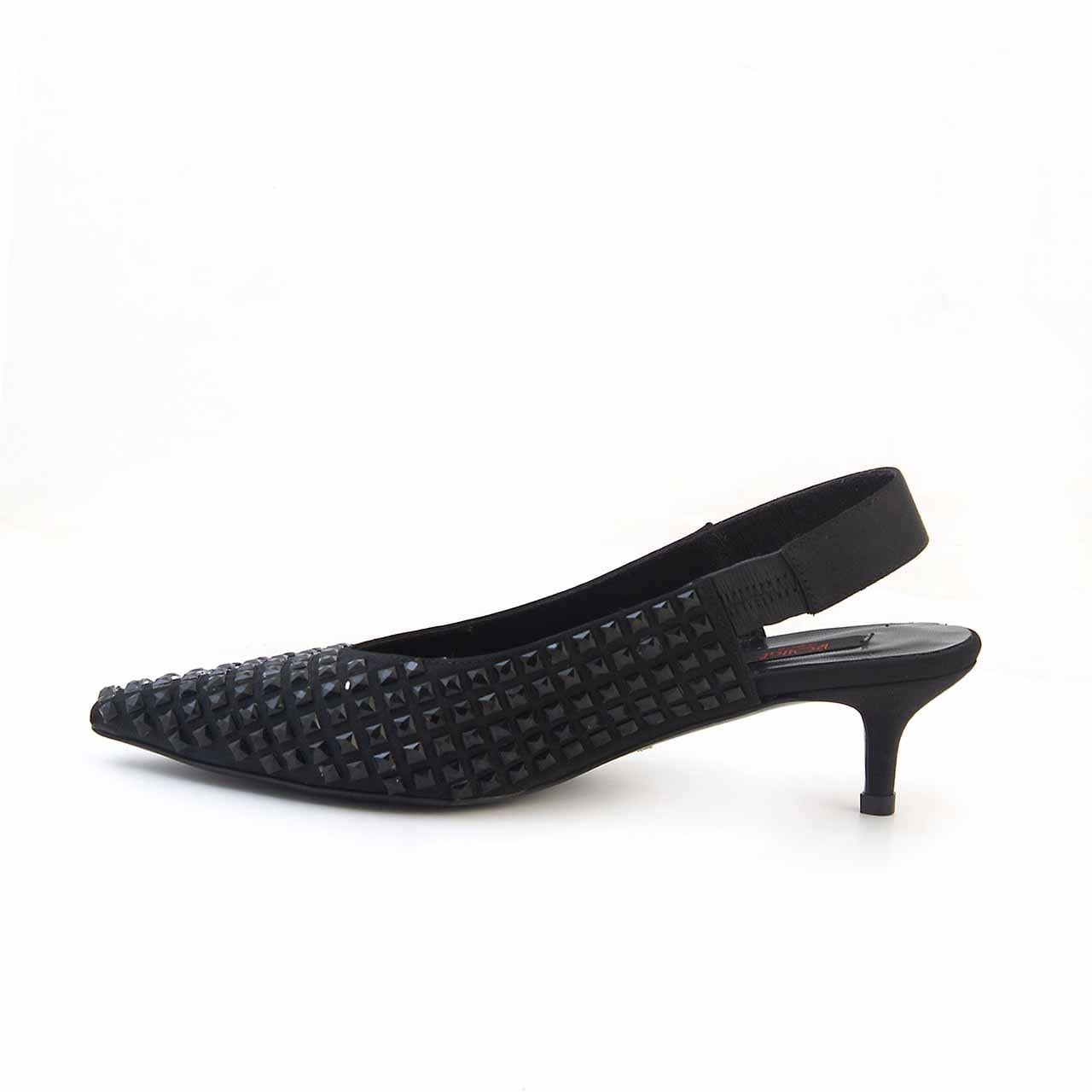 Rouge Kadın Hakiki Deri Microlight Taban Siyah Topuklu Ayakkabı