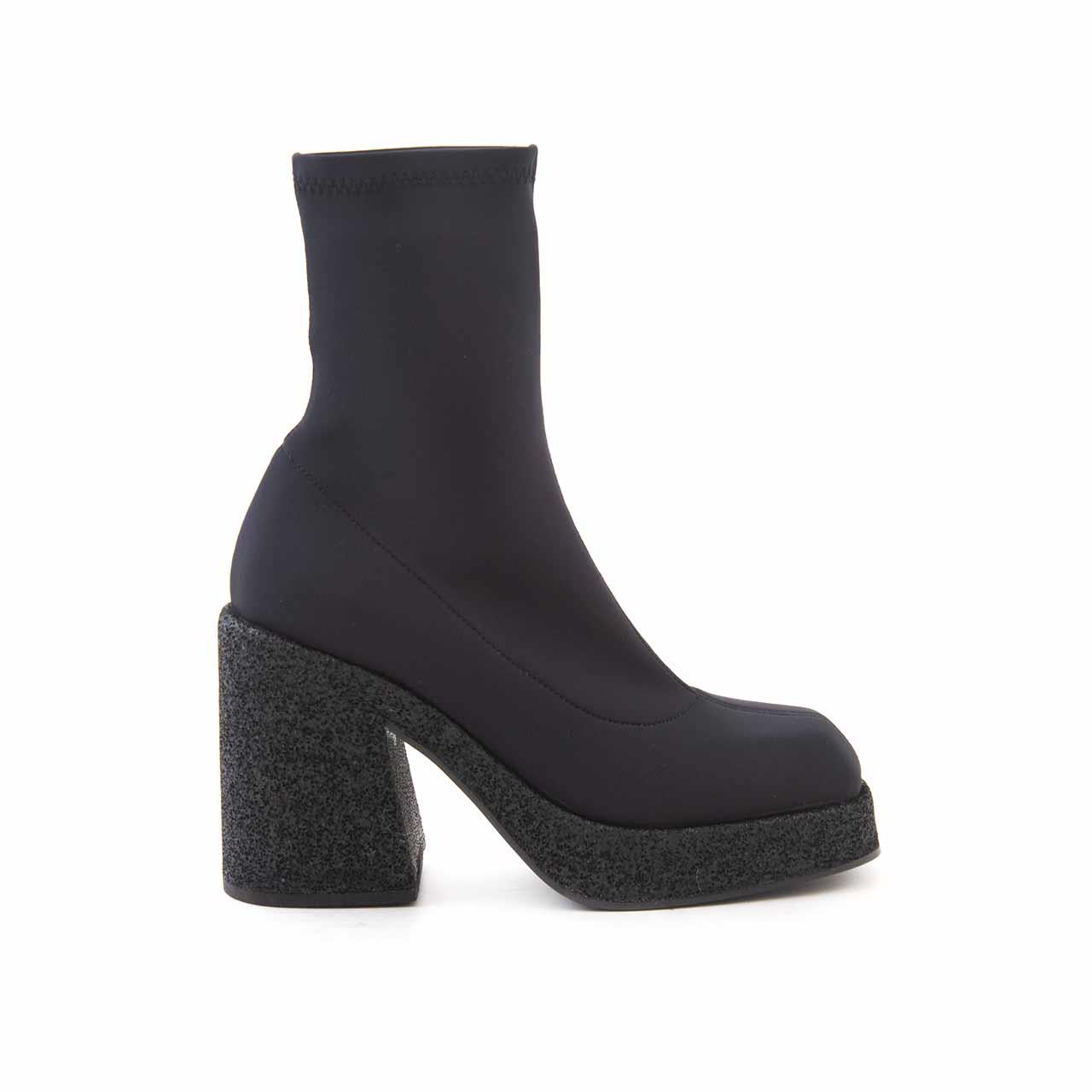 Rouge Kadın Hakiki Deri Neolit Taban Siyah Topuklu Bot 