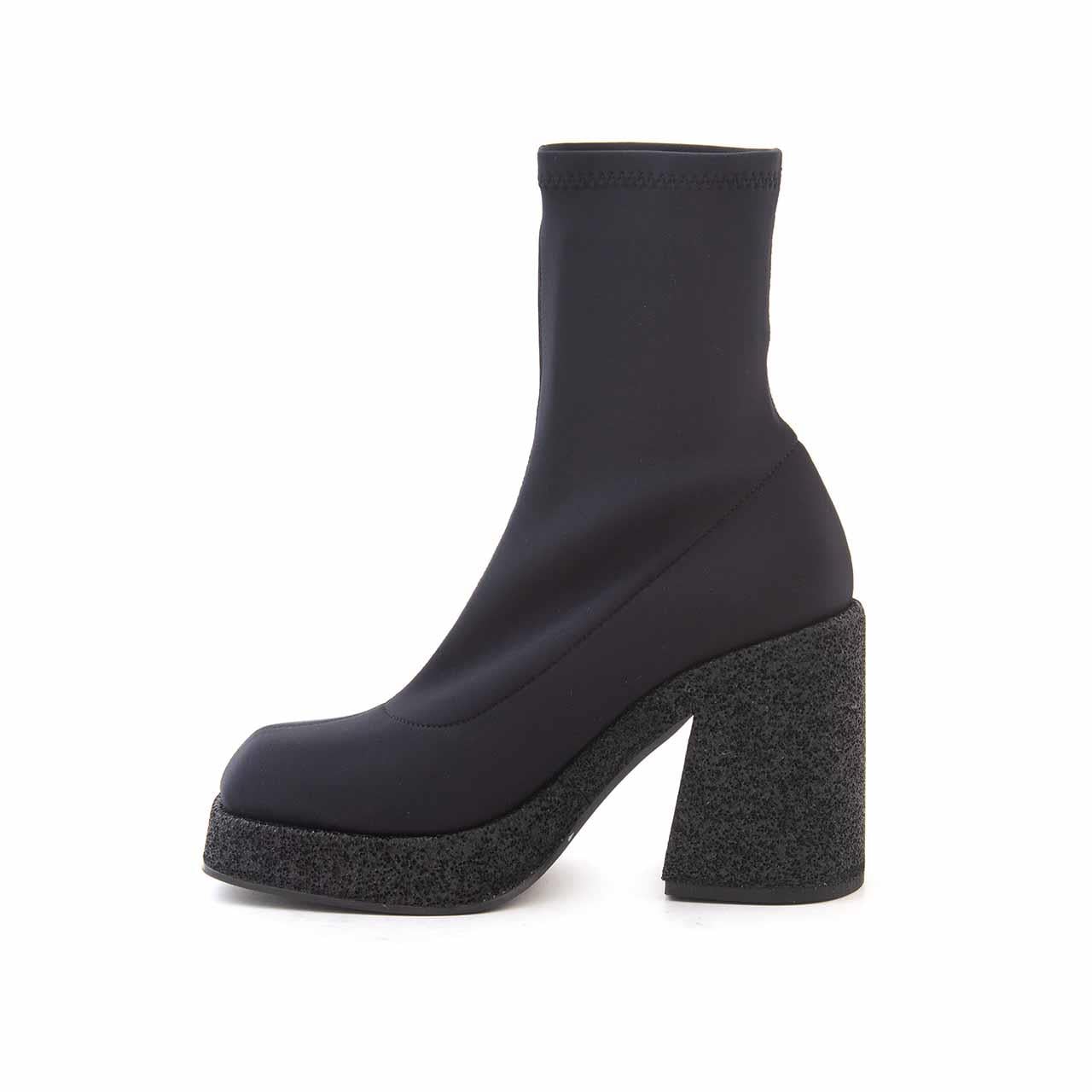 Rouge Kadın Hakiki Deri Neolit Taban Siyah Topuklu Bot 