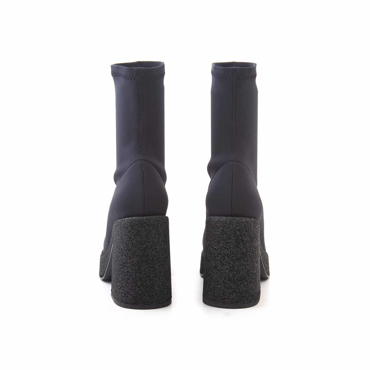 Rouge Kadın Hakiki Deri Neolit Taban Siyah Topuklu Bot 