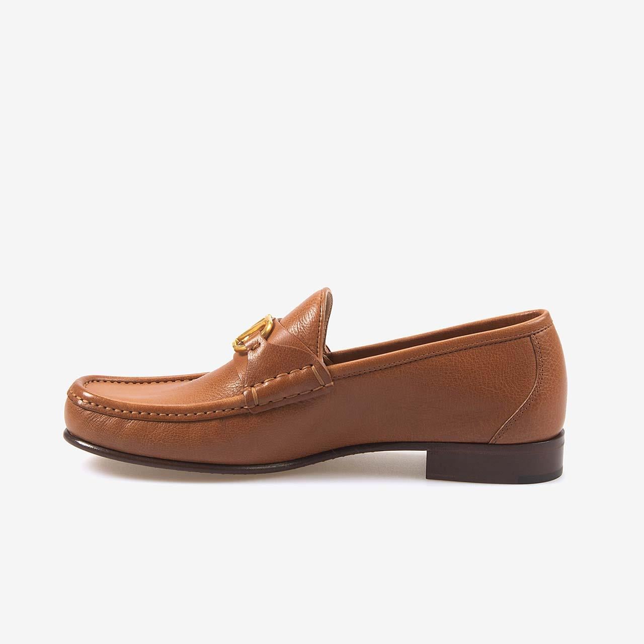Valentino Garavani Hakiki Deri Erkek Loafer Ayakkabı 6Y2S0J68
