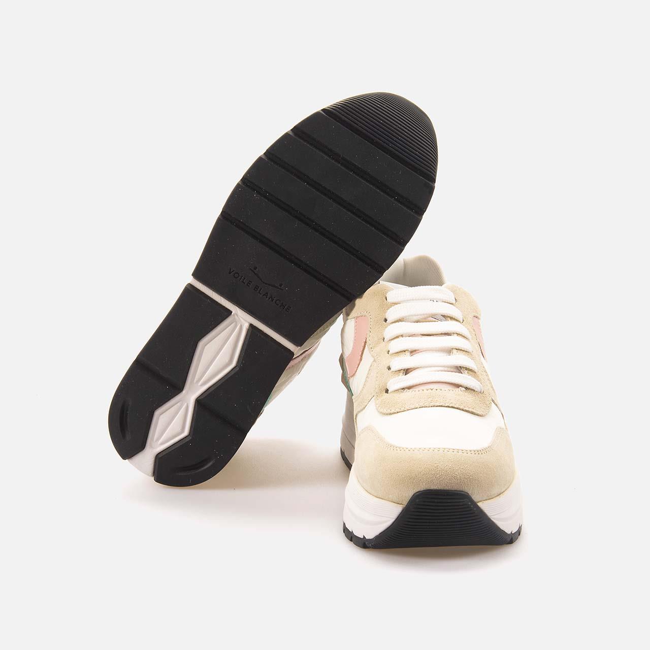 Voile Blanche Kadın Beyaz-Powder-Aqua Spor & Sneaker Ayakkabı