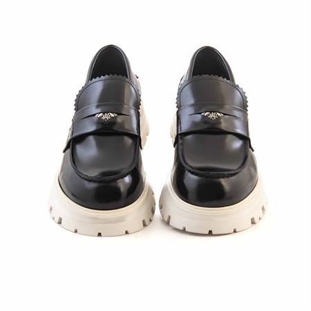 Alexander Mcqueen Erkek Hakiki Deri Siyah - Beyaz Günlük Ayakkabı