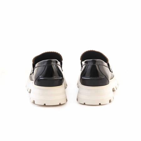 Alexander Mcqueen Erkek Hakiki Deri Siyah - Beyaz Günlük Ayakkabı