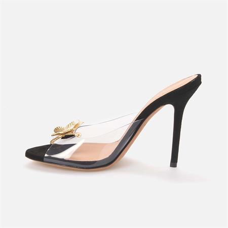 Blumarine Kadın Hakiki Deri Neolit Taban Transparent Gece & Abiye Ayakkabı