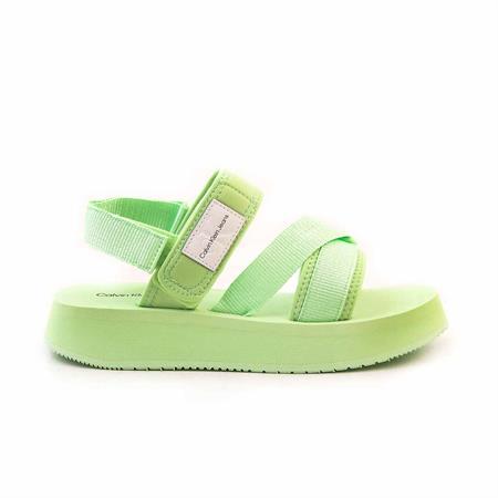 Calvin Klein Kadın Yeşil Sandalet Ayakkabı