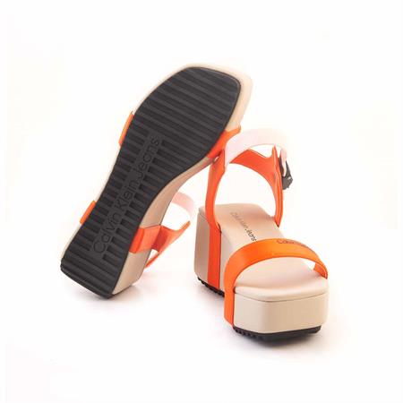 Calvin Klein Kadın Orange Sandalet Ayakkabı