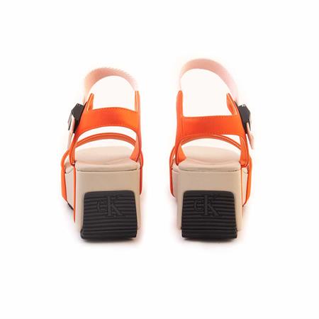 Calvin Klein Kadın Orange Sandalet Ayakkabı