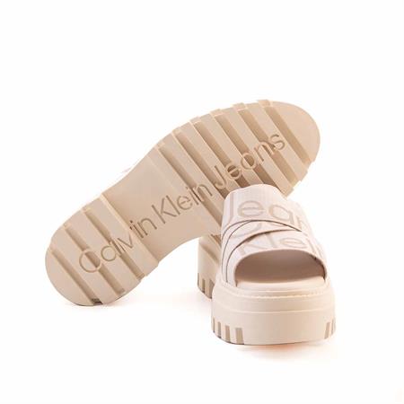 Calvin Klein Kadın Beyaz Terlik Ayakkabı