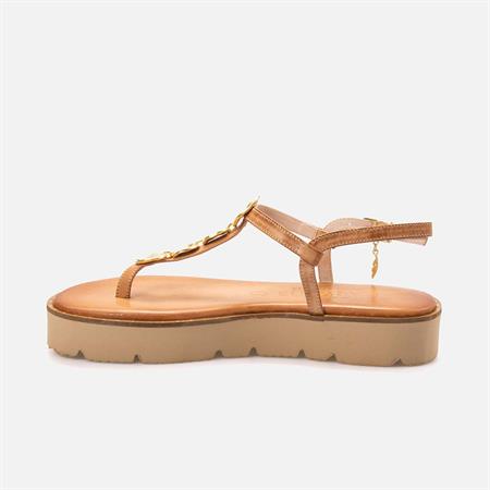 Caryatis Kadın Camel-Altın Sarısı Sandalet 