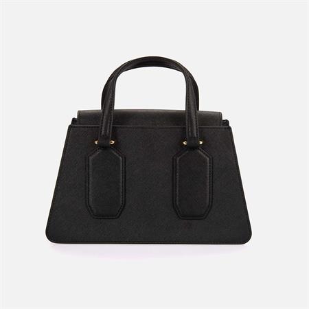 CROMIA Kadın Hakiki Deri Siyah El Çantası 