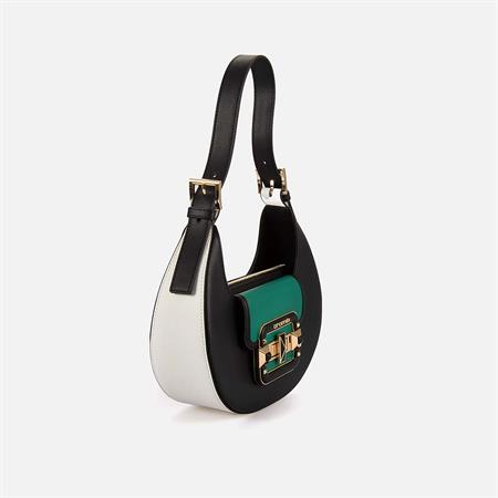 CROMIA Kadın Hakiki Deri Verde Omuz Çantası 