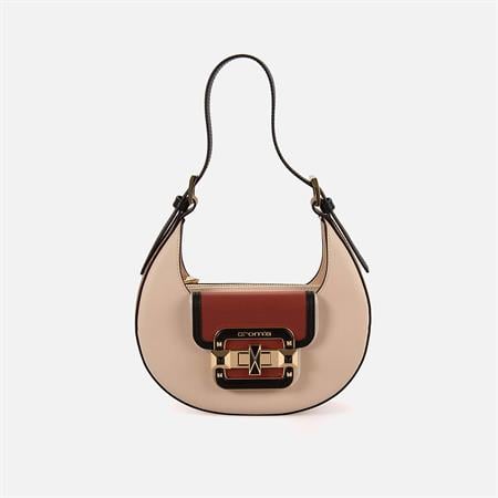 CROMIA Kadın Hakiki Deri Mattone Omuz Çantası 