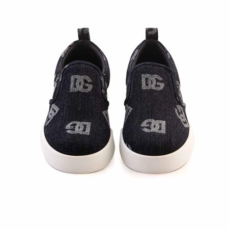 Dolce Gabbana Erkek Hakiki Deri Mavi Günlük Ayakkabı