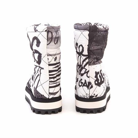 Dolce Gabbana Kadın Hakiki Deri Beyaz-Siyah Günlük Ayakkabı