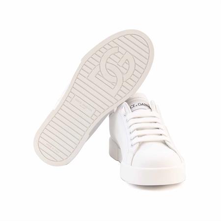 Dolce Gabbana Kadın Hakiki Deri Beyaz Spor & Sneaker Ayakkabı