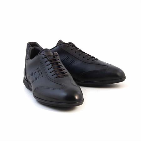 Franceschetti Erkek Hakiki Deri Koyu Kahverengi Günlük Ayakkabı