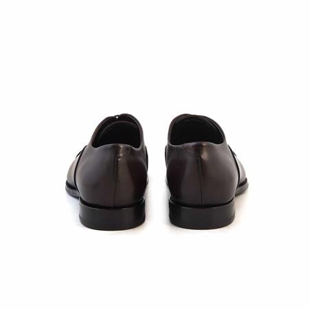 Franceschetti Erkek Hakiki Deri Koyu Kahverengi Klasik Ayakkabı