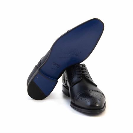 Franceschetti Erkek Hakiki Deri Siyah Klasik Ayakkabı