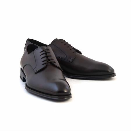 Franceschetti Erkek Hakiki Deri Koyu Kahverengi Klasik Ayakkabı