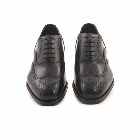 Franceschetti Erkek Hakiki Deri Siyah Klasik Ayakkabı