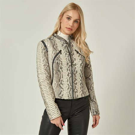 Rouge Kadın Hakiki Deri Naturel Deri Mont