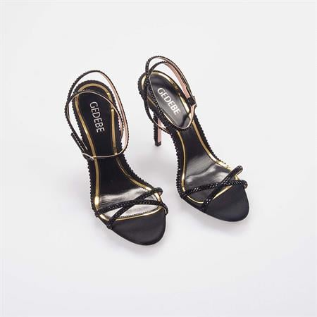 Gedebe Kadın Siyah Gece & Abiye Ayakkabı