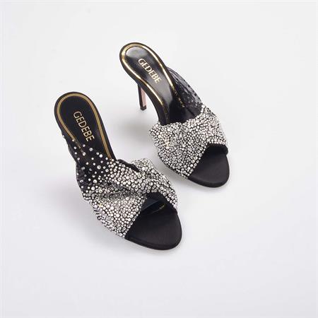 Gedebe Kadın Siyah Gece & Abiye Ayakkabı