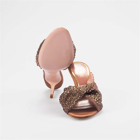 Gedebe Kadın Kahverengi Gece & Abiye Ayakkabı