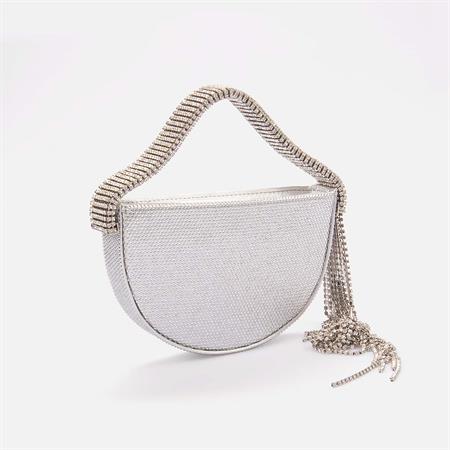 Gedebe Kadın Gümüş Kol Çantası 