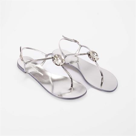 Giuseppe Zanotti Kadın Argento Sandalet Ayakkabı