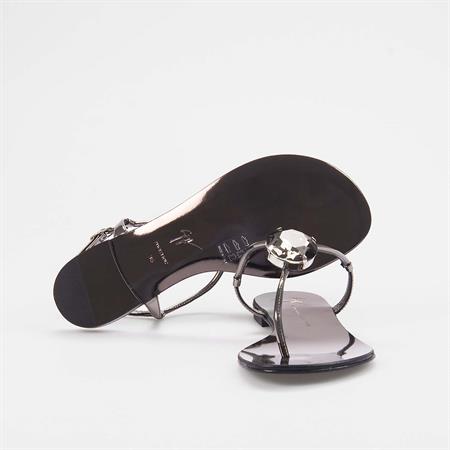 Giuseppe Zanotti Kadın Antrasit Sandalet Ayakkabı