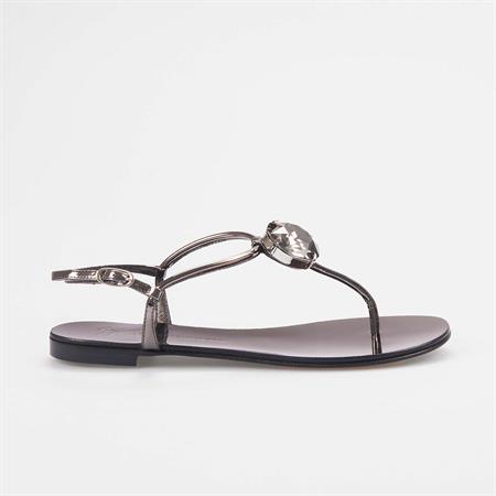 Giuseppe Zanotti Kadın Antrasit Sandalet Ayakkabı