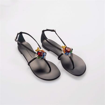 Giuseppe Zanotti Kadın Siyah Sandalet Ayakkabı