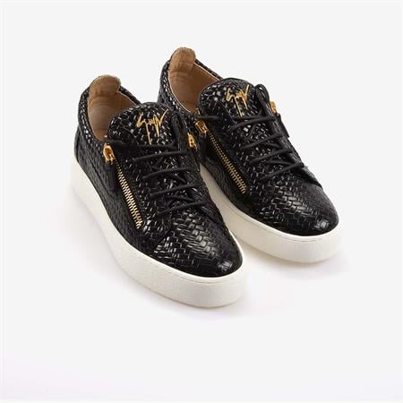 Giuseppe Zanotti Siyah Fermuarlı Erkek Spor & Sneaker Ayakkabı RM50012