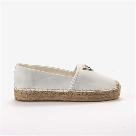 Guess Jolandon Üçgen Logolu Hasır Taban Espadril FLJLNDLEA14
