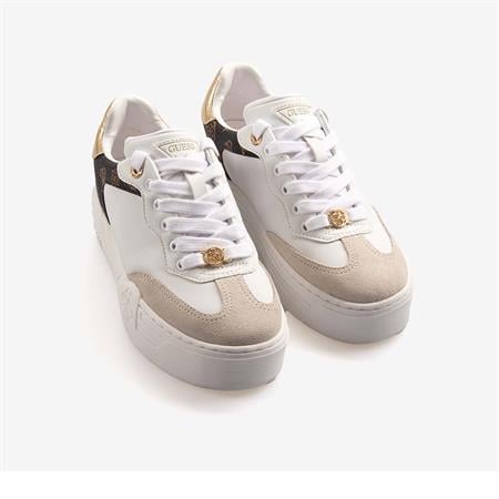 Guess Kadın Beyaz Spor & Sneaker Ayakkabı FLPSWOELE12